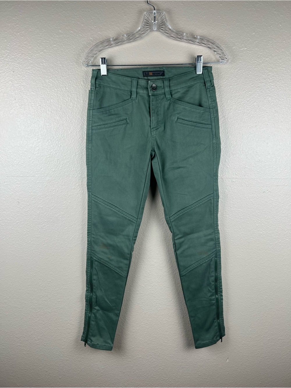 5.11 Tactical Green Skinny Pants Size 0 Regular